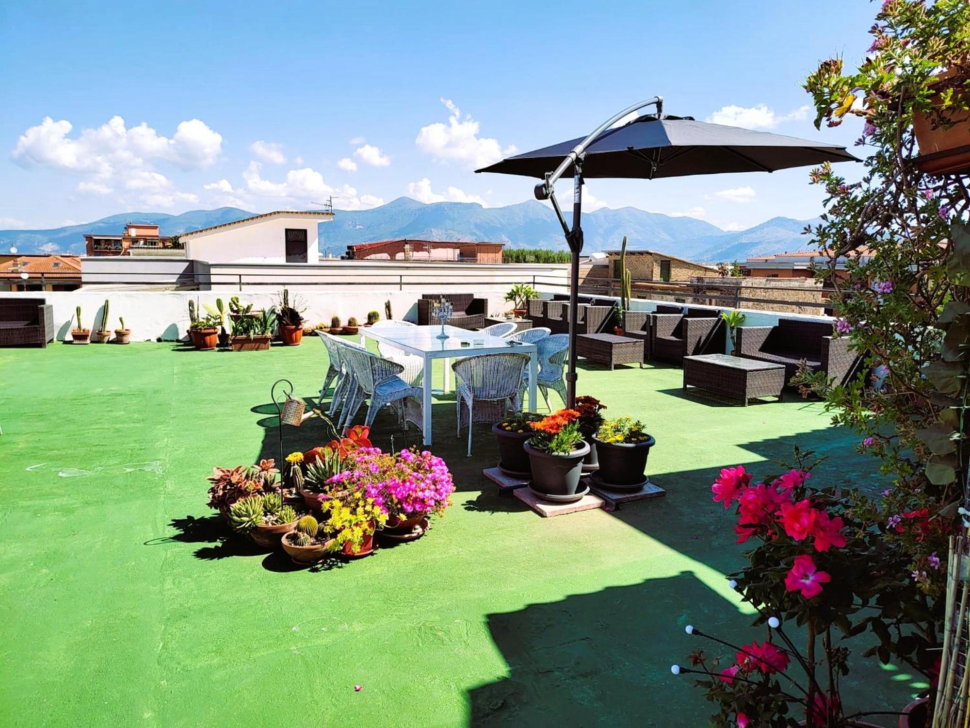 Willa Palazzo Di Donna Panoramic Terraces And Private Parking Strategic To Amalfi Coast, Pompei, Napoli Sant'Egidio del Monte Albino Zewnętrze zdjęcie